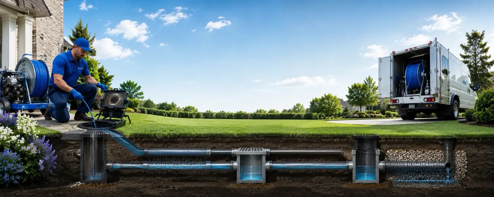 Outdoor drain cleaning information for Lake Cormorant, MS